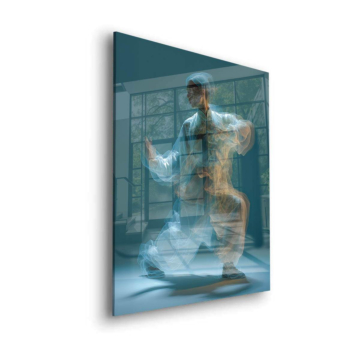 Dynamic Runner Motion Acrylic Glass Art