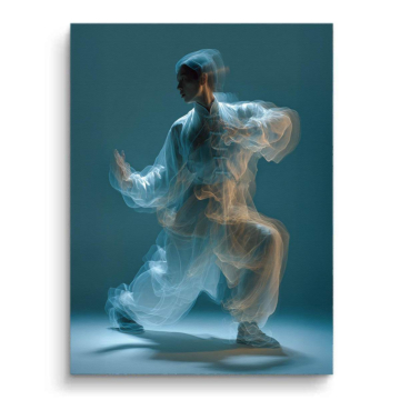 Dynamic Runner Motion Canvas Art