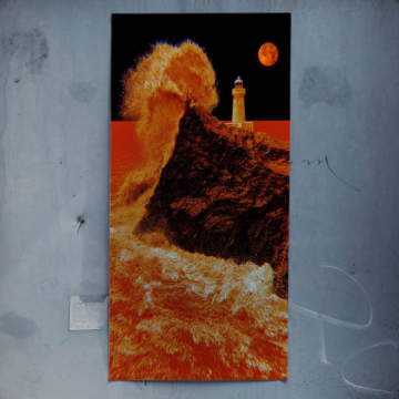 Lighthouse Wave Poster Art