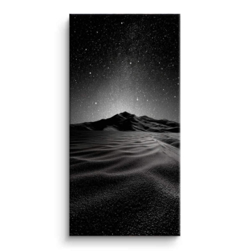 Starry Desert Night Canvas Art