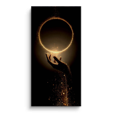 Magical Eclipse Ring Canvas Art