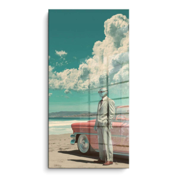 Retro Dream Car PVC Gloss Art