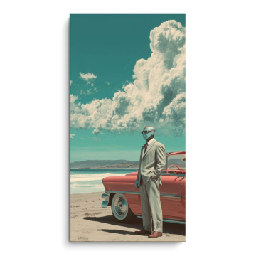 Retro Dream Car PVC Matt Art
