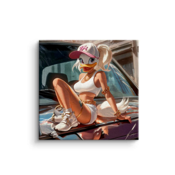 Lola Bunny Inspired Pin Up Canvas Art
