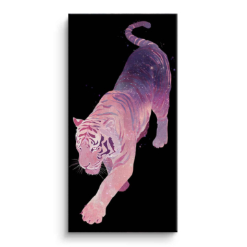 Pink Bengal Tiger Canvas Art