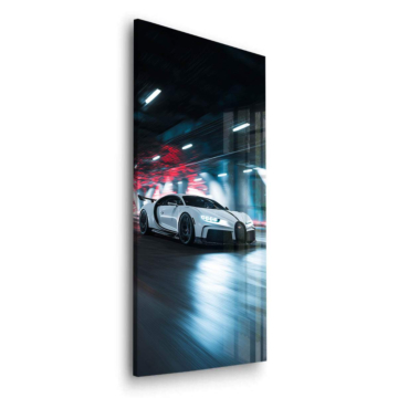 Bugatti Inspired Night Supercar Acrylic Glass Art