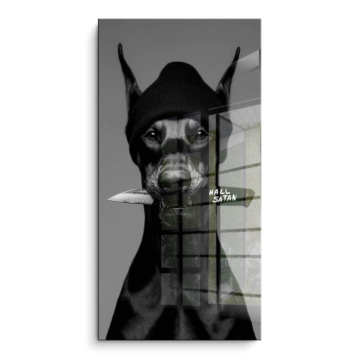 Dark Horned Portrait PVC Gloss Art