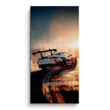 BMW Inspired Racing Car Canvas Art