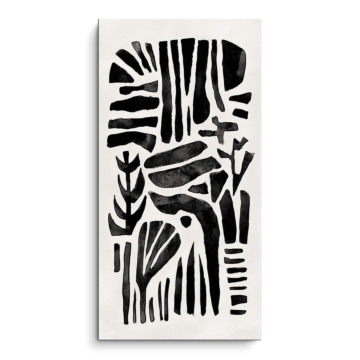 Motif zèbre sauvage - tableau PVC mat