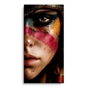 Colorful Beauty Portrait PVC Matt Art