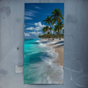 Tropical Palm Beach Poster Art