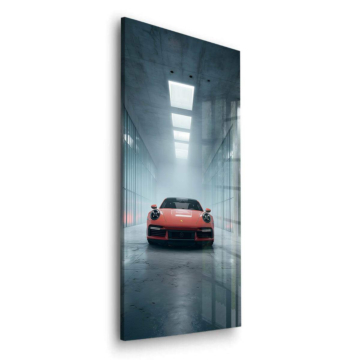 Porsche Inspired Garage Car Acrylic Glass Art