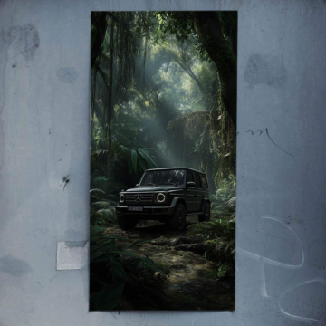 G-Class Inspired Forest SUV Poster Art