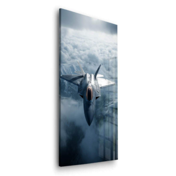 Kampfjet inspiriert von F-35 - Acrylglasbild