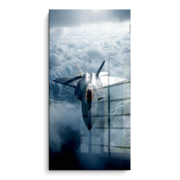 Kampfjet inspiriert von F-35 - PVC-Bild glänzend