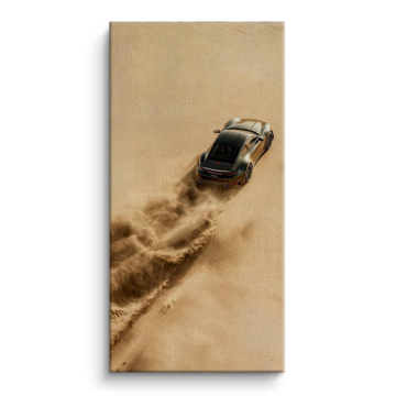 Porsche Inspired Desert Drive Canvas Art