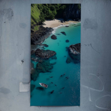Crique turquoise - poster