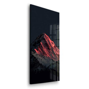 Roter Everest-Gipfel - Acrylglasbild