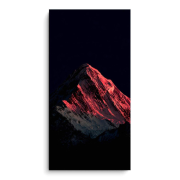 Roter Everest-Gipfel - PVC-Bild matt