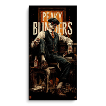 Gangster inspiré de Peaky Blinders - tableau PVC mat