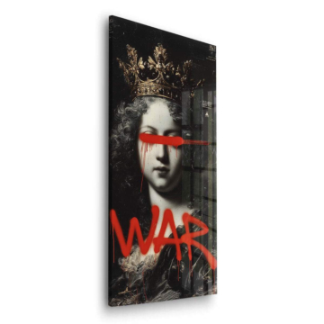War Queen Portrait Acrylic Glass Art