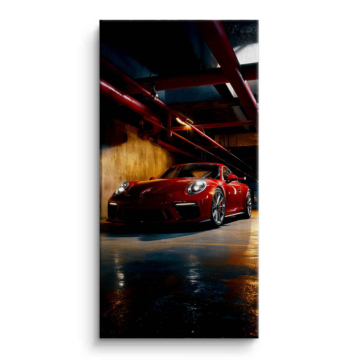 Porsche Inspired Red Sports Car Canvas Art