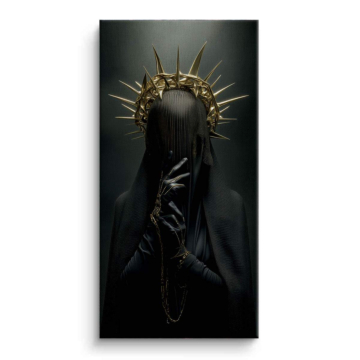 Saintly Woman Portrait Canvas Art