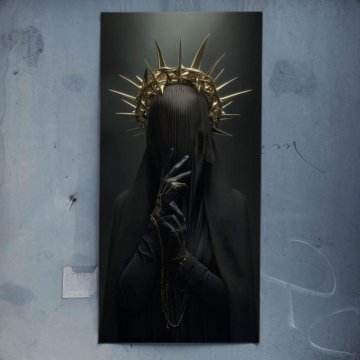 Saintly Woman Portrait Poster Art
