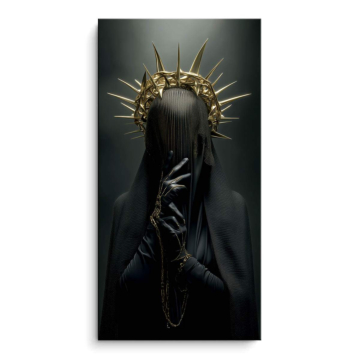 Saintly Woman Portrait PVC Matt Art