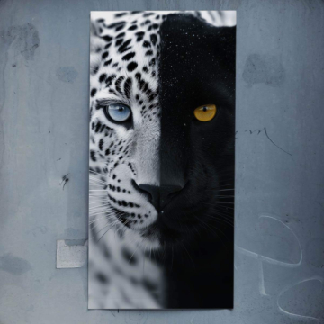 Leopard Duality Poster Art