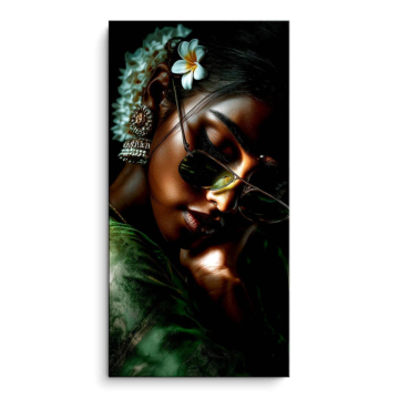 Tropical Beauty Portrait PVC Matt Art