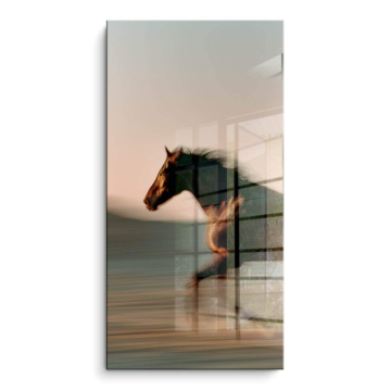 Running Horse PVC Gloss Art