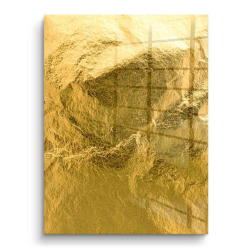 Pan de oro textura - cuadro PVC brillante
