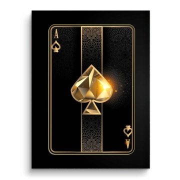 As dorado de picas - cuadro PVC mate