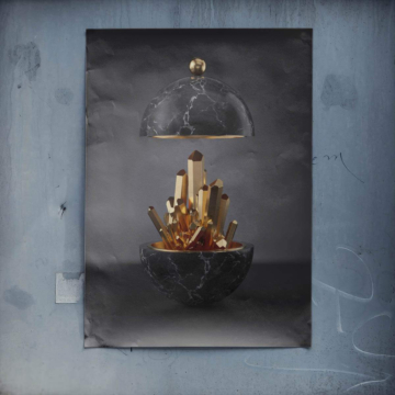 Tesoro dorado roto - póster