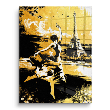 Bailarina de ballet en París - cuadro PVC brillante