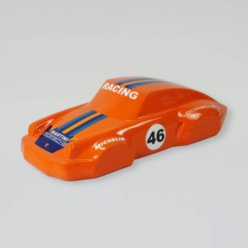 Orange Toy Race Car Canvas Art