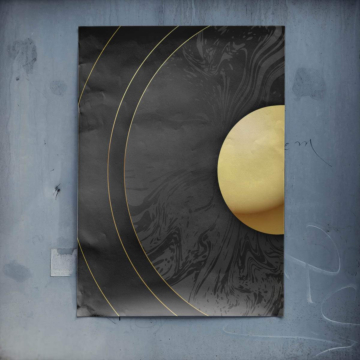 Geometría de luna negra - póster
