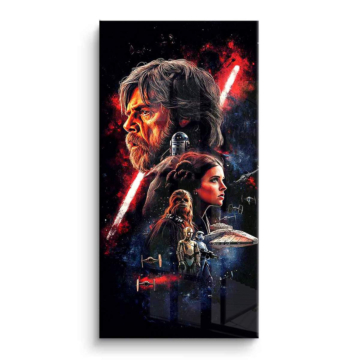 Bohaterowie inspirowani Star Wars - obraz na PVC z połyskiem
