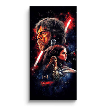 Bohaterowie inspirowani Star Wars - obraz na matowym PVC