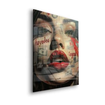 Urban-Legend-Gesichtscollage - Acrylglasbild