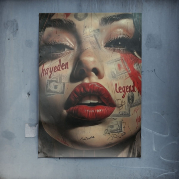 Urban Legend Face Collage Poster Art