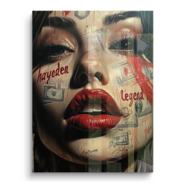 Urban Legend Face Collage PVC Gloss Art