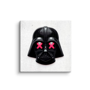 Icono inspirado en Darth Vader - cuadro en lienzo