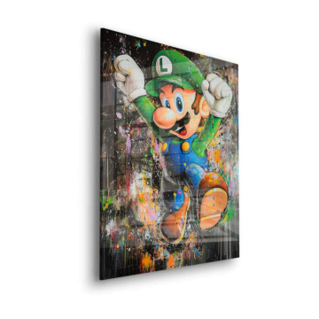 Sprungmotiv inspiriert von Luigi - Acrylglasbild