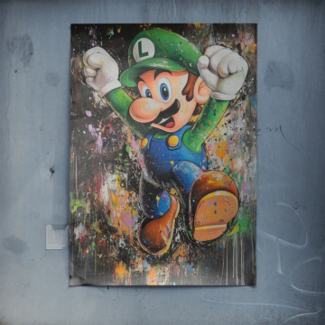 Salto inspirado en Luigi - póster