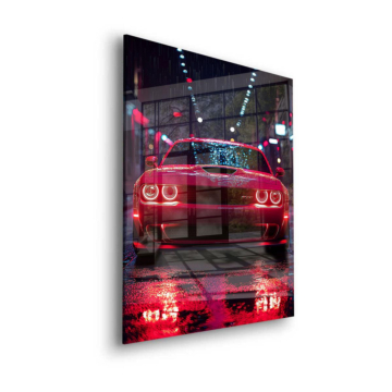 Dodge Challenger Night Racer Acrylic Glass Art