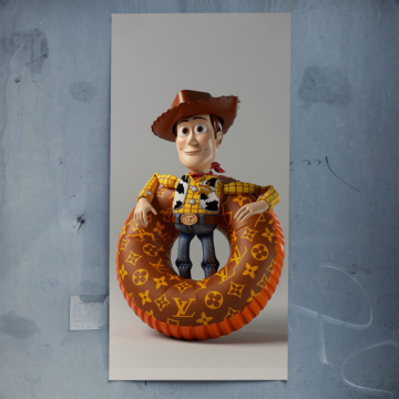 Woody Inspired Cowboy Toy Poster Art