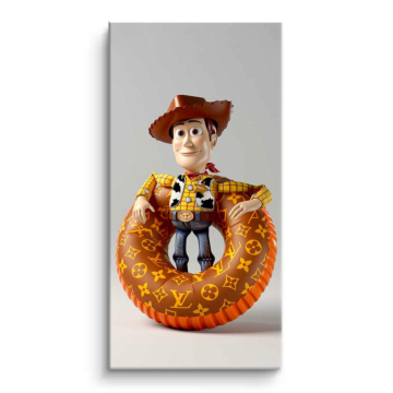 Cow-boy jouet inspiré de Woody - tableau PVC mat