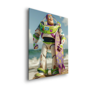 Buzz Lightyear Inspired Surf Dibond Matt Art
